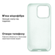 Чохол Kassel Silicone Full Case Protective для iPhone 14 Pro Max з мікрофіброю синій Seafoam - зображення 5