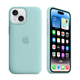 Чехол Kassel Silicone Full Case Protective для iPhone 15 с микрофиброй голобуй Turquoise - изображение 1