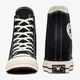 Жіночі кеди низькі Converse Chuck 70 Wedge A12563C 41 (9.5US) 26 см Чорні (194435241692) - зображення 5
