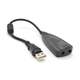 Контроллер USB звуковая карта 7.1 3D звук Voltronic 20см кабель C-Media - изображение 1