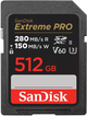 Карта памяти SanDisk Extreme Pro SDXC 512GB V60 UHS-II (0619659202156) - изображение 1