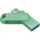 Флеш пам'ять USB SanDisk Ultra Dual Drive GO 64GB USB Type-C Absinthe Green (SDDDC3-064G-G46AG) - зображення 3