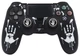 Качественный защитный силиконовый чехол Death Stranding (Black/White) для геймпада Sony DualShock (PS4) + накладки на стики - изображение 1