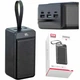Повербанк PowerBank XO PR160 80000 mAh 22.5W внешний аккумулятор павербанк с быстрой зарядкой и фонариком - изображение 1