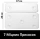 Подушка-подголовник для ванны с присосками Bath Pillow Белая - изображение 2