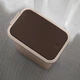 Відро для сміття з кришкою MVM BIN-04 10L BEIGE - зображення 3