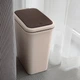 Відро для сміття з кришкою MVM BIN-04 10L BEIGE - зображення 5