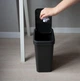Відро для сміття з кришкою MVM BIN-04 10L ANTHRACITE - зображення 3