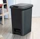 Мусорное ведро с крышкой и педалью MVM BIN-01 45L ANTHRACITE - изображение 2
