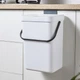 Ведро для мусора с крышкой MBM HOME BIN-11 5L WHITE/ANTHRACITE пластиковое бело-антрацитовое - изображение 1