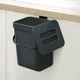 Ведро для мусора с крышкой MVM BIN-11 5L ANTHRACITE - изображение 1