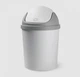 Ведро для мусора с крышкой MVM BIN-10 5L GRAY - изображение 1