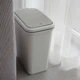 Мусорное ведро с крышкой MVM BIN-04 10L GRAY - изображение 2
