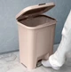Відро для сміття з кришкою та педаллю MVM BIN-03 18L BEIGE - зображення 3