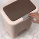 Відро для сміття з кришкою та педаллю MVM BIN-03 18L BEIGE - зображення 4