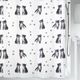 Шторка для ванной и душа Spirella Kitty Paw 180x200 см, полиэстер (10.19180) - изображение 1