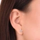 Золотые серьги-гвоздики (з40070) - изображение 2