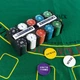 Покерный набор 200 Texas Hold'em фишек в металлической коробке с номиналом DKWAY 200штук - изображение 7