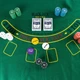 Покерный набор 200 Texas Hold'em фишек в металлической коробке с номиналом DKWAY 200штук - изображение 9