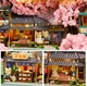 Дитячий конструктор - міні румбокс у шухляді Battoom CHERRY BLOSSOMS ляльковий будиночок / збірний інтер'єрний конструктор DIY з фігурками та підсвіткою (97899787) - зображення 4