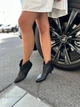 Жіночі черевики ковбойки ShoesBand Чорна натуральна шкіра 36 (23,5 см) (S27161д) - зображення 5