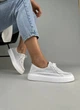 Жіночі мокасини ShoesBand Біла натуральна шкіра з перфорацією 39 (26 см) (S30001-1) - зображення 4
