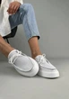 Жіночі мокасини ShoesBand Біла натуральна шкіра з перфорацією 39 (26 см) (S30001-1) - зображення 6