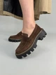 Жіночі лофери ShoesBand Шоколадного кольору натуральна замша 38 (24,5 см) (S98051) - зображення 1