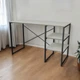 Стол письменный Tobi Sho VARN компьютерный с металлическими опорами, 1180х540х750 Дуб Крафт Белый/Черный - изображение 1
