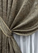 Комплект готовых штор VR-Textil Жаккард Fantasy № 1631ш Капучино 150х290 см 2 шт (33-0535) - изображение 5