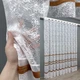 Тюль VR-Textil 1554т Cale Жаккард мрамор Белый с коричневым 125х270 см (49-335) - изображение 1