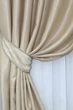 Комплект готовых штор VR-Textil Лен Парма № 1042ш Кремовый 150х270 см 2 шт (30-843) - изображение 5