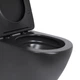 Унитаз подвесной Qtap Robin New Ultra Quiet с сиденьем с сиденьем Soft-Close MATT BLACK QT13332381АSMBSD00052574 - изображение 7