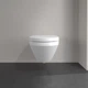 Унитаз подвесной безободковый белый VILLEROY&BOCH Architectura с сиденьем с микролифтом 4694CL01 - изображение 3