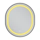 Дзеркало Mixxus Premium ELLIPSE MV05-80x70-REVERSE BLACK (LED Touch, Anti-fog, димер(3-6kK)) (MP6646) - зображення 4