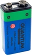 Акумулятор літій-іонний Quantum USB Li-ion Крона 9V, 400mAh blister+Type-C кабель, 1шт/уп (0746020703223) - зображення 1