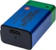 Акумулятор літій-іонний Quantum USB Li-ion Крона 9V, 400mAh blister+Type-C кабель, 1шт/уп (0746020703223) - зображення 3