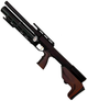 Пневматична гвинтівка PCP Zbroia Sapsan Tactical 450/220 (4.5мм, 30 Дж, коричневий) + Насос + Кулі - зображення 2
