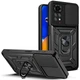 Протиударний броньований чохол із захистом камери для Xiaomi Redmi Note 11 та Note 11S Armor Case Keysion black - изображение 1