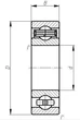 Подшипник 6020 C3 (70-120) SKF размеры 100*150*24 - изображение 2