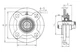 Подшипник в корпусе UCFC 204 (UCFC204) BEL - изображение 2