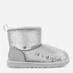 Женские угги низкие с мехом UGG Classic Mini Mirror Ball 1151291 37 (6US) 23.5 см Серебристые (196565783486) - изображение 1