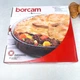 Круглая стеклянная форма для запекания 26 см Borcam, жаропрочная посуда - изображение 2