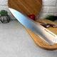 Кухонний ніж 20 см із коричневою ручкою Soft-touch RINGEL Exzellent - зображення 3