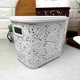 Високий сірий кошик з кришкою 3.5л Харків Ажур - зображення 9