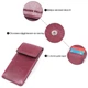 Ключница женская кожаная Grande Pelle leather 400661 Бордовая - изображение 3