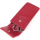 Ключница женская кожаная Grande Pelle leather 400660 красная - изображение 6