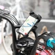 Держатель для телефона Hoco CA58 Rider на велосипед, мотоцыкл 4.5-7" Black - изображение 4
