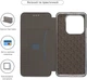 Чехол-книжка для смартфона ArmorStandart G-Case для Xiaomi Redmi Note 14 4G Black (ARM79784) - изображение 3