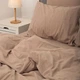 Постельное белье полуторное Viluta Сатин Wash-50-1-5 143х210 см какао - изображение 7
